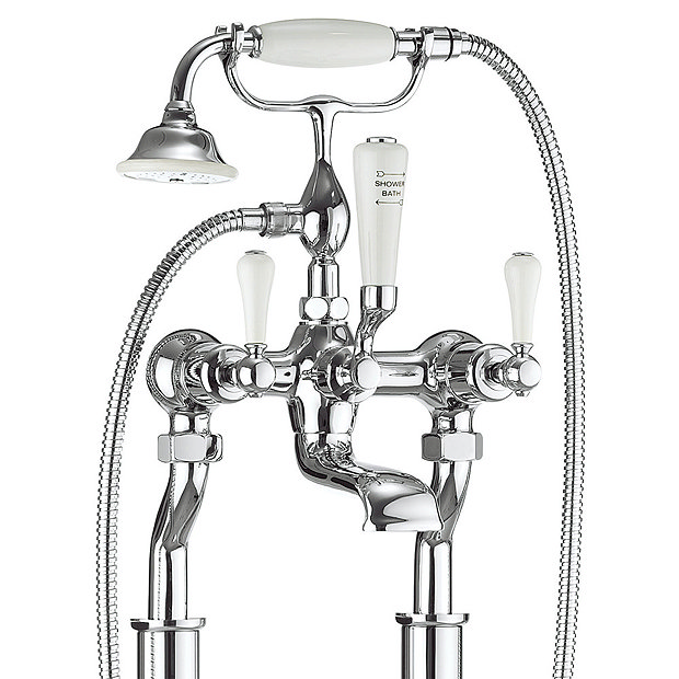 Crosswater Belgravia Lever Floor Mounted Freestanding Bath Shower