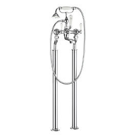 Crosswater - Belgravia Lever Floor Mounted Freestanding Bath Shower Mixer Medium Image