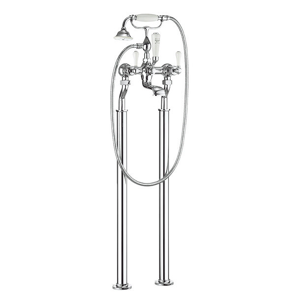 Crosswater Belgravia Lever Floor Mounted Freestanding Bath Shower
