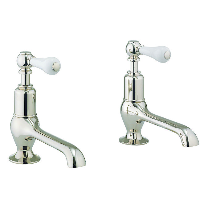 Crosswater - Belgravia Lever Long Nose Basin Taps - Nickel - HG140DNN_LV Large Image