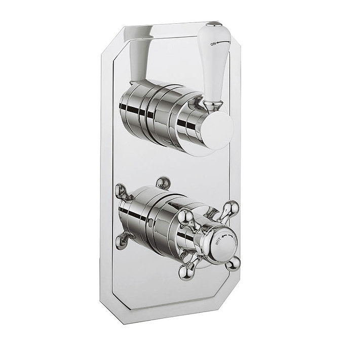 Crosswater Belgravia Lever Slimline Thermostatic Shower Valve with 2 Way Diverter Large Image