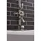 Crosswater - Belgravia Thermostatic Shower Valve with Fixed Head & Bath Spout - Nickel Feature Large