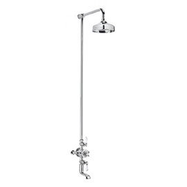Crosswater - Belgravia Thermostatic Shower Valve with Fixed Head & Bath Spout Medium Image