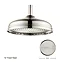 Crosswater - Belgravia Thermostatic Shower Valve with Fixed Head & Handset - Nickel Standard Large I