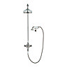 Crosswater - Belgravia Thermostatic Shower Valve with Fixed Head, Handset & Wall Cradle - Nickel Pro