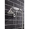 Crosswater - Belgravia Thermostatic Shower Valve with Fixed Head, Handset & Wall Cradle - Nickel In 