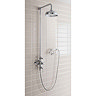 Crosswater - Belgravia Thermostatic Shower Valve with Fixed Head, Handset & Wall Cradle Standard Lar