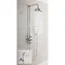 Crosswater - Belgravia Thermostatic Shower Valve with Fixed Head & Handset Standard Large Image