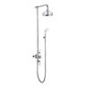Crosswater - Belgravia Thermostatic Shower Valve with Fixed Head & Handset Large Image