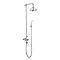 Crosswater - Belgravia Thermostatic Shower Valve with Fixed Head & Handset Large Image