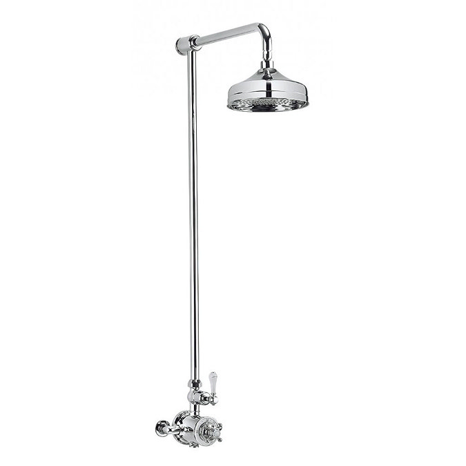Crosswater - Belgravia Thermostatic Shower Valve with Fixed Head Large Image