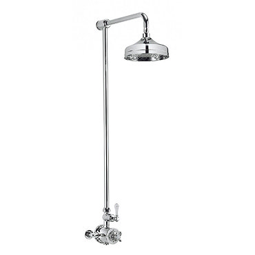 Crosswater - Belgravia Thermostatic Shower Valve with Fixed Head Profile Large Image