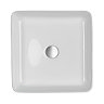 Crosswater Calpe 400mm Countertop basin White - CT4090UCW  Profile Large Image