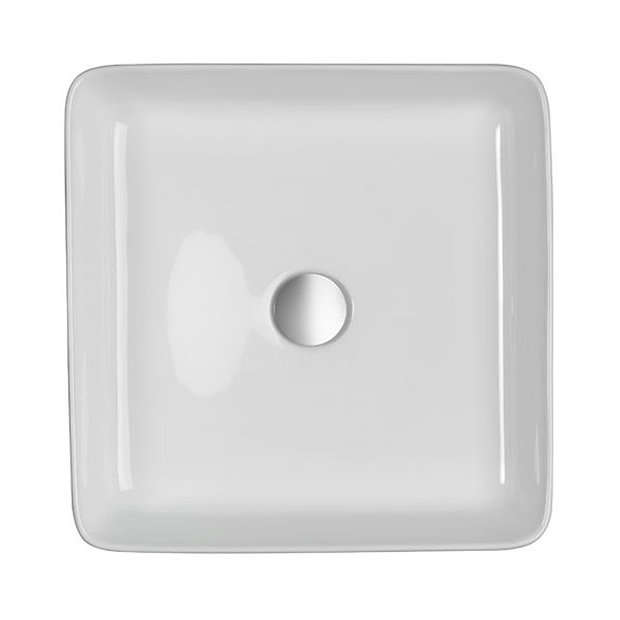 Crosswater Calpe 400mm Countertop basin White - CT4090UCW  Profile Large Image