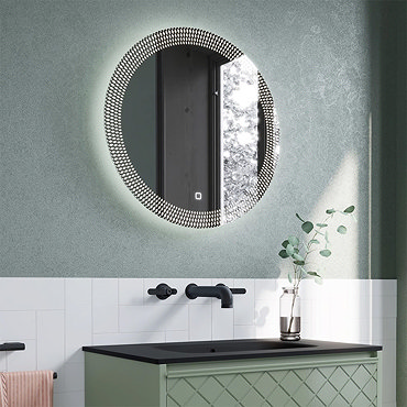 Crosswater Canvass 600mm LED Illuminated Bathroom Mirror with Anti-Fog  Profile Large Image