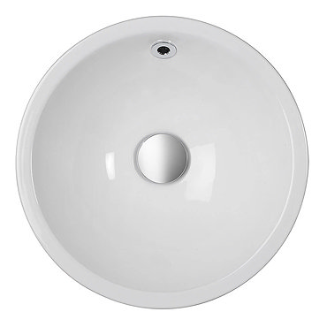Crosswater Castellon 350mm Gloss White Mini Countertop Basin