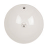 Crosswater Castellon Carrara Marble/White Countertop Basin - 430 x 430mm - CT0012BSCM+  Profile Larg