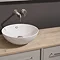 Crosswater Castellon Carrara Marble/White Countertop Basin - 430 x 430mm - CT0012BSCM+  Feature Larg