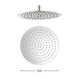Crosswater - Central 300mm Round Fixed Showerhead - FH300SR+ Medium Image