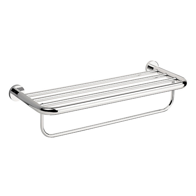 Crosswater - Central 580mm 2 Tier Chrome Towel Rail - CE026C Large Image