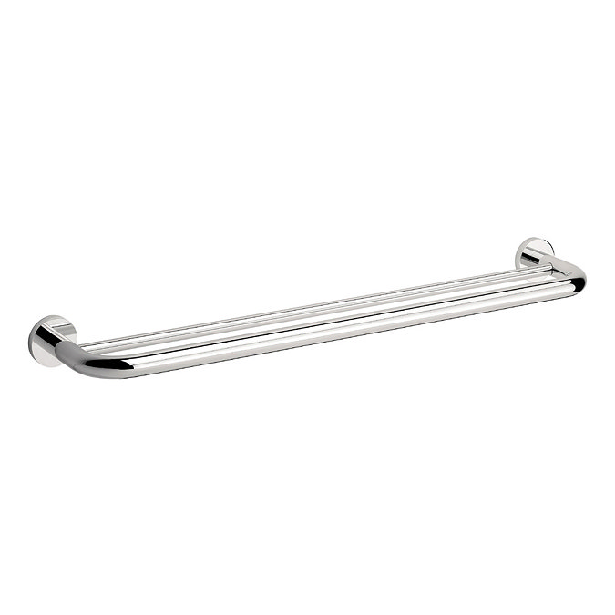 Crosswater - Central 660mm Double Chrome Towel Rail - CE028C Large Image