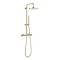 Crosswater Central Brushed Brass Height Adjustable Thermostatic Shower Large Image