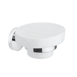 Crosswater - Central Ceramic Soap Dish and Holder