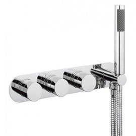 Crosswater Central Thermostatic Shower Valve with 2 Way Diverter & Shower Kit - CE2701RC Medium Imag