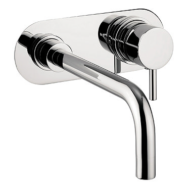 Crosswater - Central Wall Mounted 2 Hole Set Basin Mixer - CE121WNC  Profile Large Image