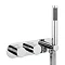 Crosswater - Central Wall Mounted Thermostatic Shower Valve with Handset - CE1701RC Large Image