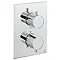 Crosswater - Chrome MPRO Crossbox 3 Outlet Trim & Levers Finishing Kit Large Image