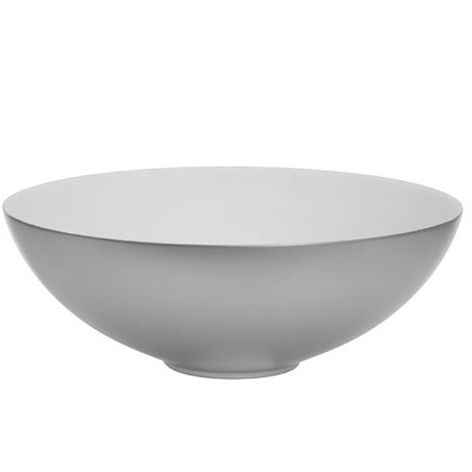 Crosswater Circus 400mm Countertop Basin Brushed Stainless Steel Effect - CT4084UCV Large Image