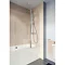 Crosswater Clear 6 Double Panel Bath Screen - CABDSC1150 Large Image