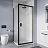Crosswater Clear 6 Matt Black Side Panel