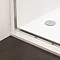 Crosswater Clear 6 Silver Infold Shower Door  Feature Large Image