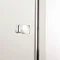 Crosswater Clear 6 Silver Pivot Shower Door  In Bathroom Large Image