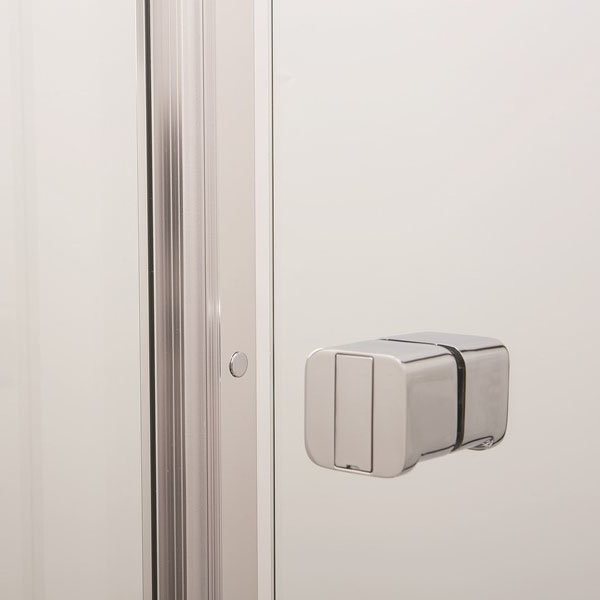 Crosswater Clear 6 Single Sliding Shower Door  Feature Large Image