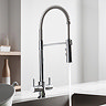 Crosswater Cook Dual Control Kitchen Mixer with Flexi Spray - CO711DC