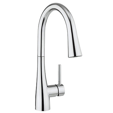 Crosswater Cook Side Lever Kitchen Mixer with Concealed Dual Function Spray - CO714DC  Profile Large