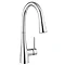 Crosswater Cook Side Lever Kitchen Mixer with Concealed Dual Function Spray - CO714DC Large Image