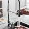 Crosswater Cook Side Lever Kitchen Mixer with Flexi Spray - CO717DC  Feature Large Image