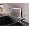 Crosswater - Cucina Acute Dual Lever Kitchen Mixer - Chrome - AC711DC Profile Large Image