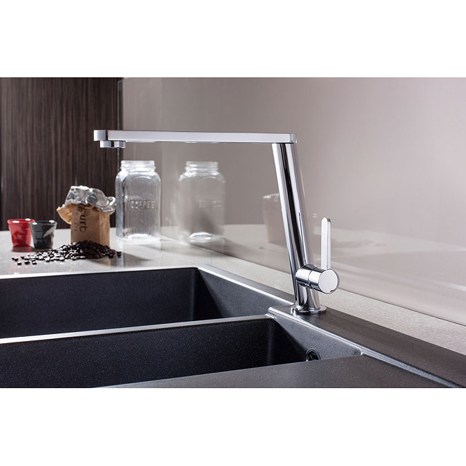 Crosswater - Cucina Acute Side Lever Kitchen Mixer - Chrome - AC714DC Profile Large Image