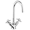 Crosswater - Cucina Belgravia Crosshead Two Handle Kitchen Mixer - Chrome - BL711DC Large Image