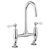 Crosswater - Cucina Belgravia Lever Dual Lever Kitchen Mixer - Chrome - BL710DC_LV Large Image