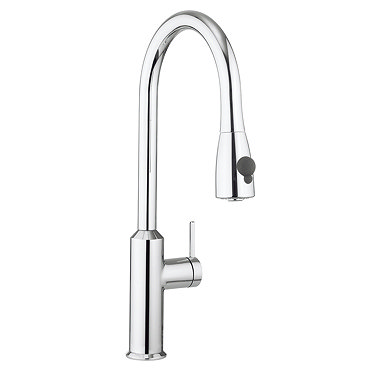 Crosswater - Cucina Cook Side Lever Kitchen Mixer with Pull Out Spray - Chrome - CO716DC Profile Large Image