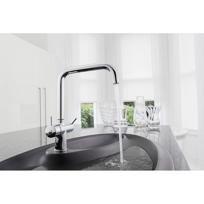 Crosswater - Cucina Ninety Dual Lever Kitchen Mixer - Chrome - NT711DC Profile Large Image