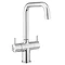 Crosswater - Cucina Ninety Dual Lever Kitchen Mixer - Chrome - NT711DC Large Image