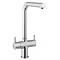 Crosswater - Cucina Ninety Dual Lever Kitchen Mixer Straight Spout - Chrome - NT712DC Large Image