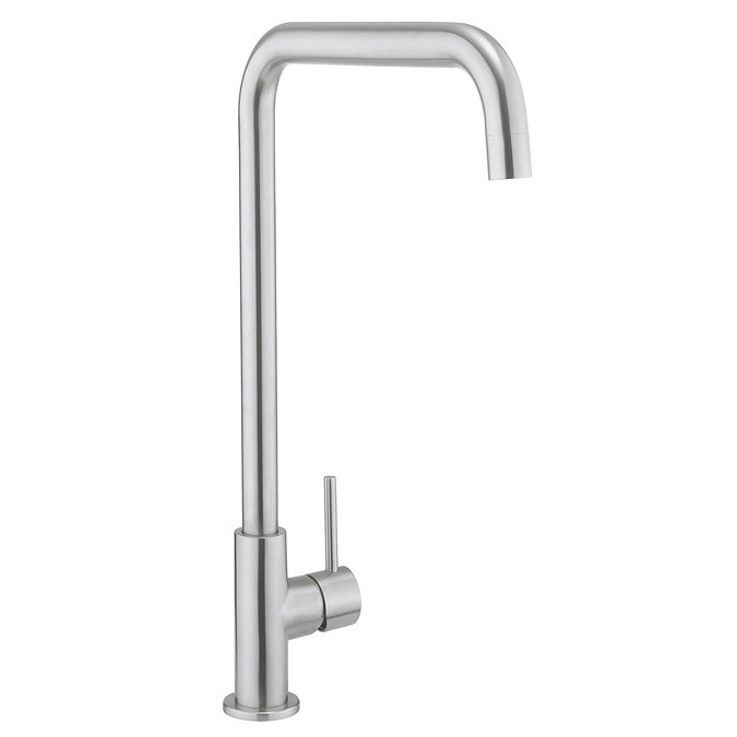 Crosswater - Cucina Ninety Side Lever Kitchen Mixer - Stainless Steel - NT714DS Large Image